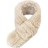 WATAME Warm Kids Scarf For Girls Winter Fuzzy Scarves Colorful Ski Windproof Neck Warmer