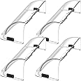 Home Intuition Air Vent Deflector - Non Melting, Adjustable Magnetic Heat and AC Deflector 8.5" to 15" for Vents, Sidewall, and Ceiling Registers, 4 Pack