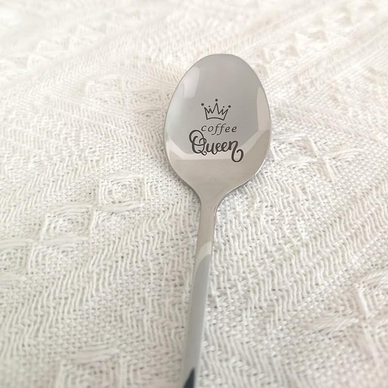 RFTWXHPN Coffee Queen Spoon: A Fun Stocking Stuffer for Coffee Lovers