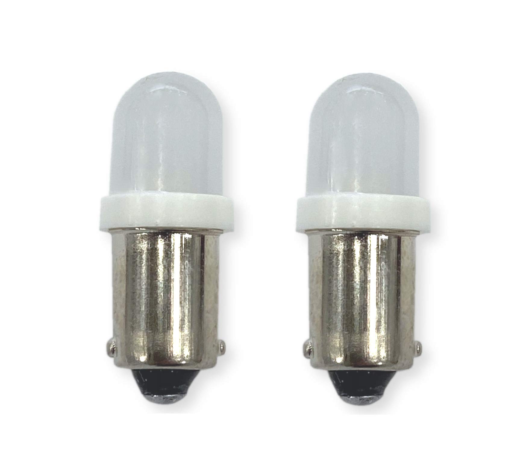 #1813, 1816 Miniature Bayonet Bulb LED Replacement | 12/14-Volt | Ba9s Base | Bulb Shape: T10 and T3 1/4 | Replaces Bulb Numbers: 1813 1815 1816 1893 1898 756 and Others (2-Pack; Blue)