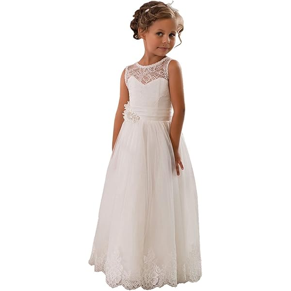Amazon.com: 2Bunnies Girl Paisley Lace Back A-Line Tutu Tulle Party Flower  Girl Dress (Short Sleeve Maxi Dusty Pink, 12-18M): Clothing, Shoes & Jewelry