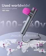 Jack & Rose Travel Steamer 100-240V Dual Voltage Handheld Garment Steamer view 2