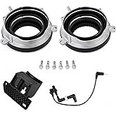 HESUNHE 4WD Auto Locking Hub Axle Actuator with Vacuum Solenoid Replacement for 2004-2015 Ford F150 /2003-2015 Ford Expedition 2003-2015 Lincoln Navigator Replace # SW9320 7L1Z-3C247-A
