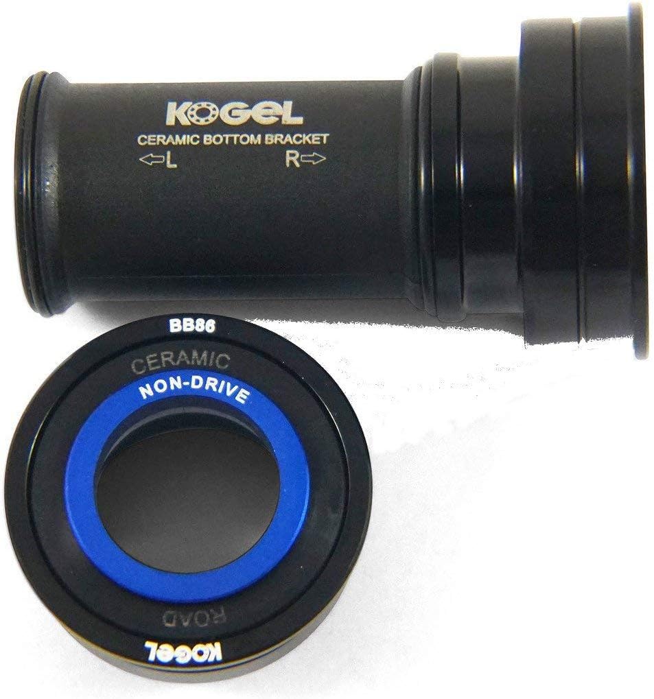 Amazon Com Kogel Bearings 86 24 Road Alloy Bottom Bracket Black Sports Outdoors