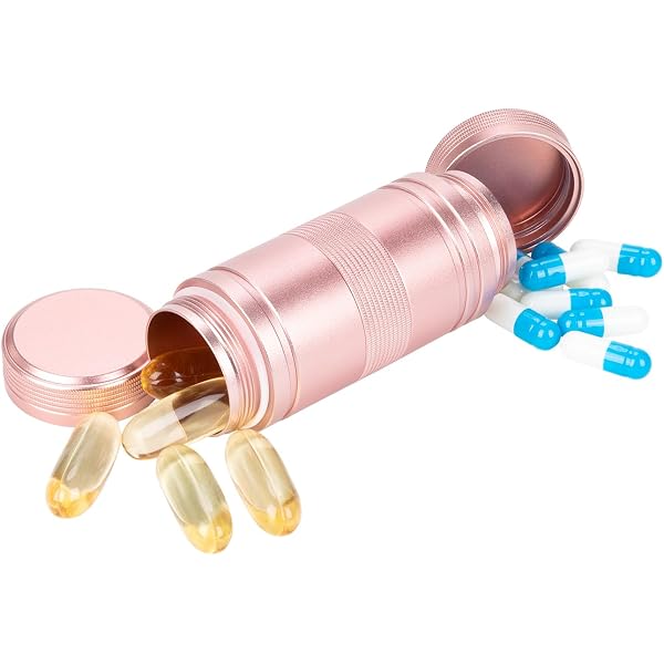 thumbnail image 2 of Keychain Pill Holder For Nitroglycerin, 2 Pack Mini Waterproof Portable... 2 of 10