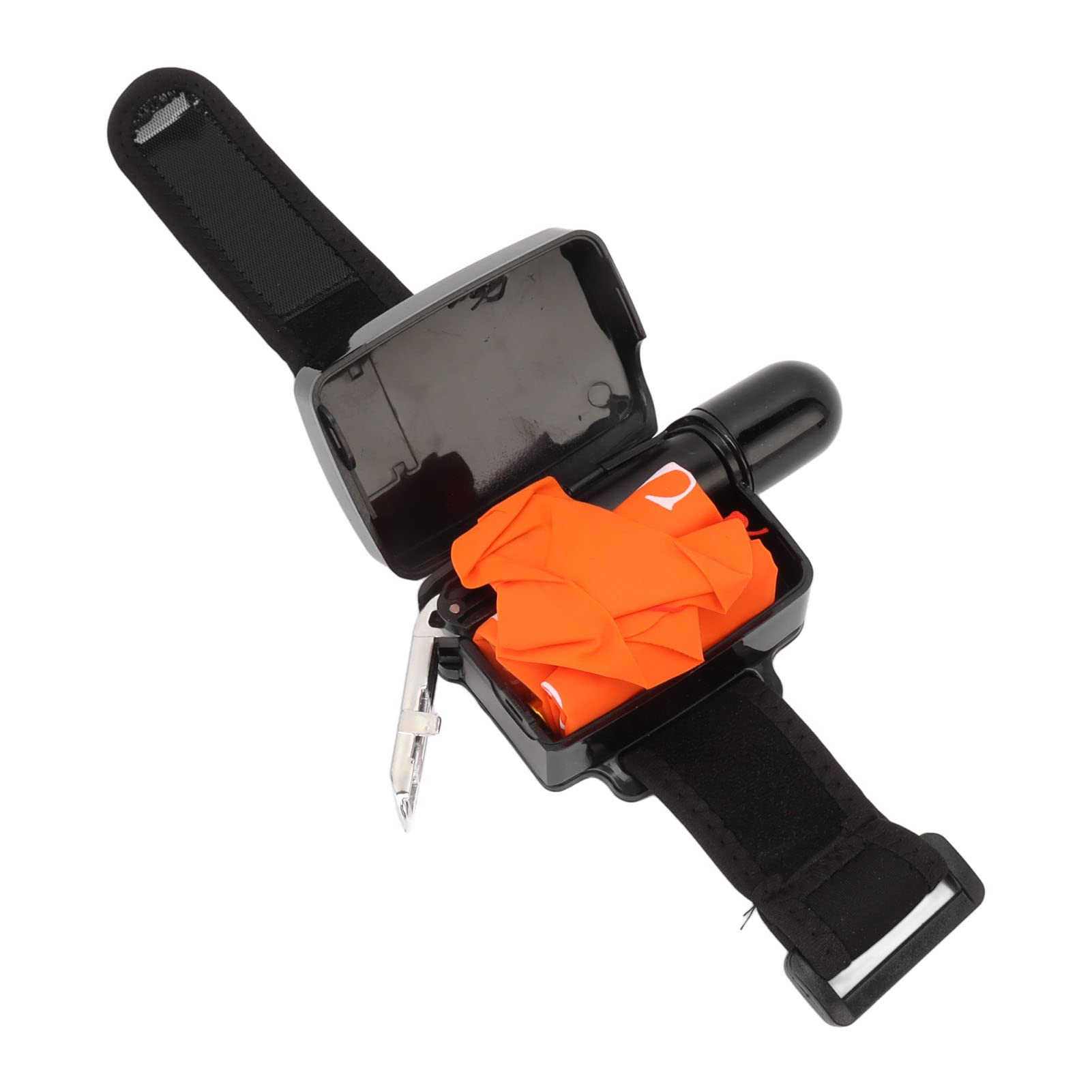 Anti Drowning Bracelet, Self Help Anti Drowning Wristband Swimming Safety Device with Whistle, Lifesaving Float Wrist Strap, Provide Buoyancy Aid for Unexpected Situations (B 12.5x6.5cm)