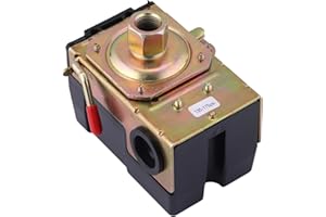 Air Compressor Pressure Switch 175 PSI Single Port 135-175 PSI Heavy Duty 1/4 NPT Air Pump Pressure Switch Pumptrol Air Press