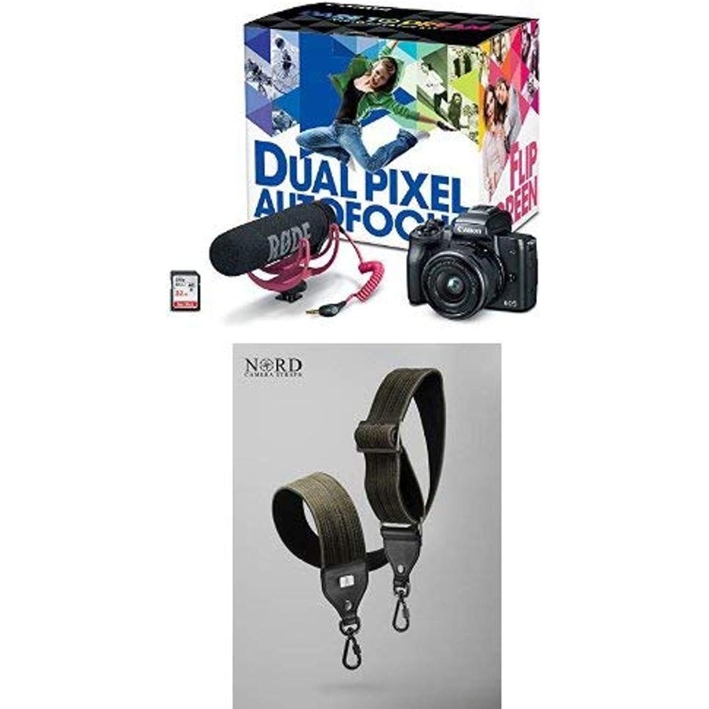 64/mo Finance Canon EOS M50 Video Creator Kit with EFM1545mm Lens