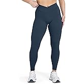 Sogetdo Crossover Butt Lifting Leggings for Women Tummy Control Buttery Soft Workout Gym Yoga Pants