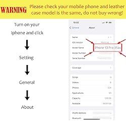 RMAWRAD Wallet case for iPhone 13 pro Max Real