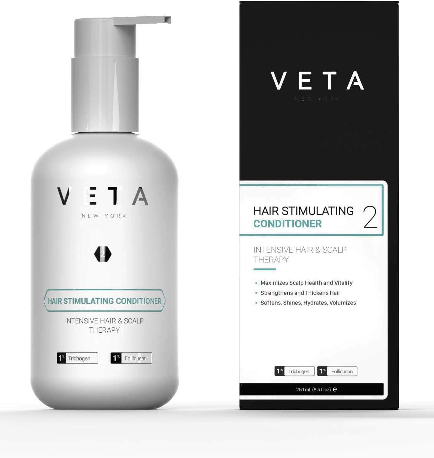 Veta, Hair Stimulating Conditioner For Hair Loss, Anti-Aging Hair Moisturizer, Repair and Strengthen Hair