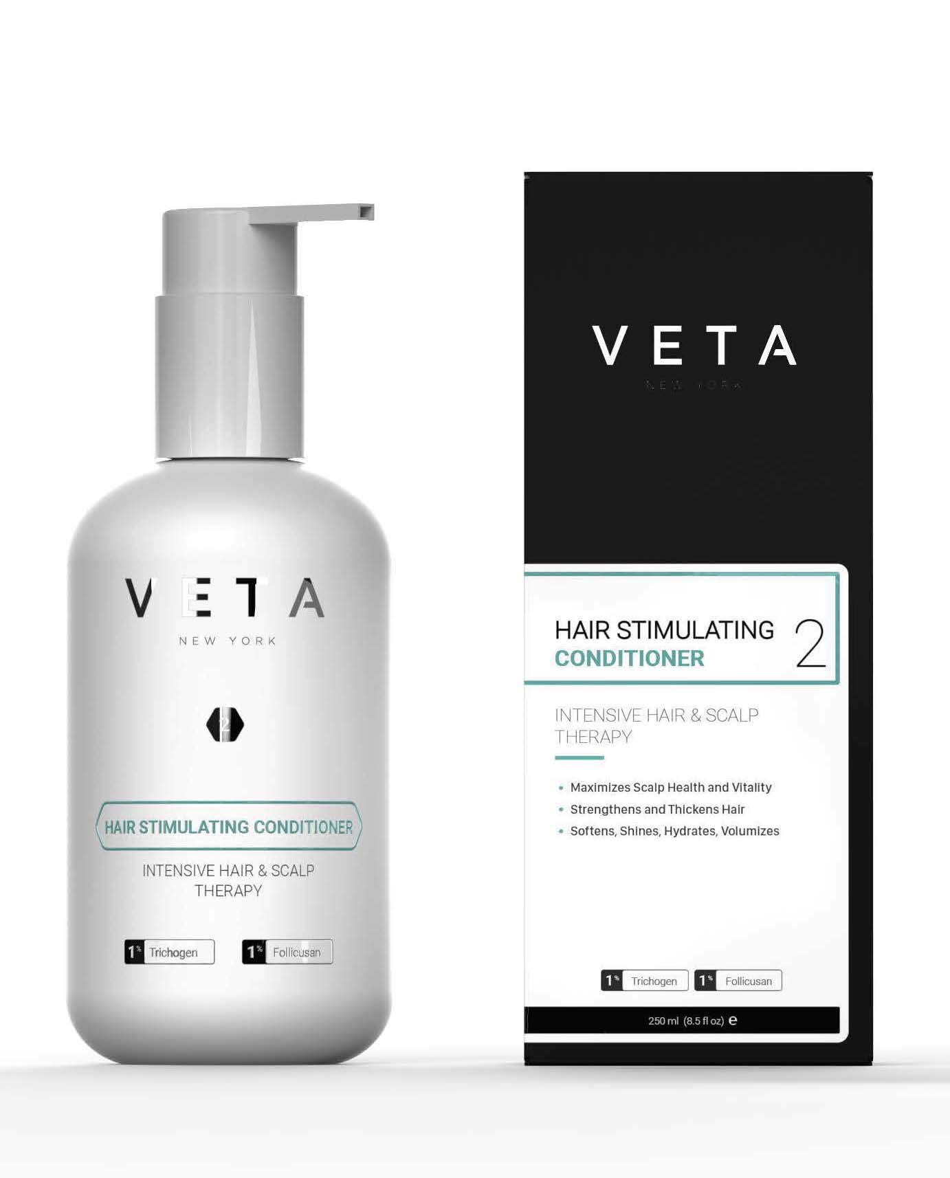 Veta – Hair Stimulating Conditioner For Hair Loss – Anti-Aging Hair Moisturizer – Repair and Strengthen Hair – Suitable for All Hair Types – No Harsh Chemicals – Paraben and Sulfate Free – 250 ml.
