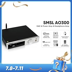 SMSL AO300 MA5332MS Class D Amplifier, 165Wx2 Power
