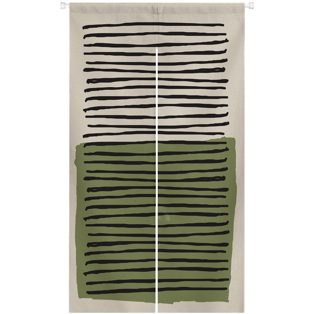 Photo 1 of Ofat Home Doorway Curtain Colour Clash Japanese Noren Tapestry, Wall Hanging for Kitchen Bathroom Bistro Partition Shading Bedroom Decoration, Customizable, 33.5X 59 in (Style*2)