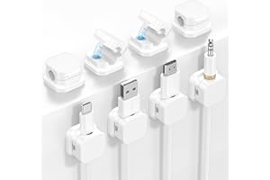 8 Pack Cord Organizer Holder, Magnetic Cable Organizers USB Cable Holder Wire Organizer Cord Clips for Desk Car Home and Offi