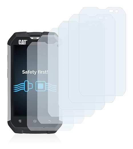 Savvies Schutzfolie für Caterpillar Cat B15 [6er Pack] - klarer Displayschutz
