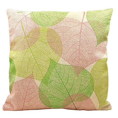 Wise bird design mother s day giant leaf print cotton l…