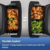 Philips Dual Basket Airfryer 1000 Series 7.1L RapidAir 10 Functions NA154/09 view 2