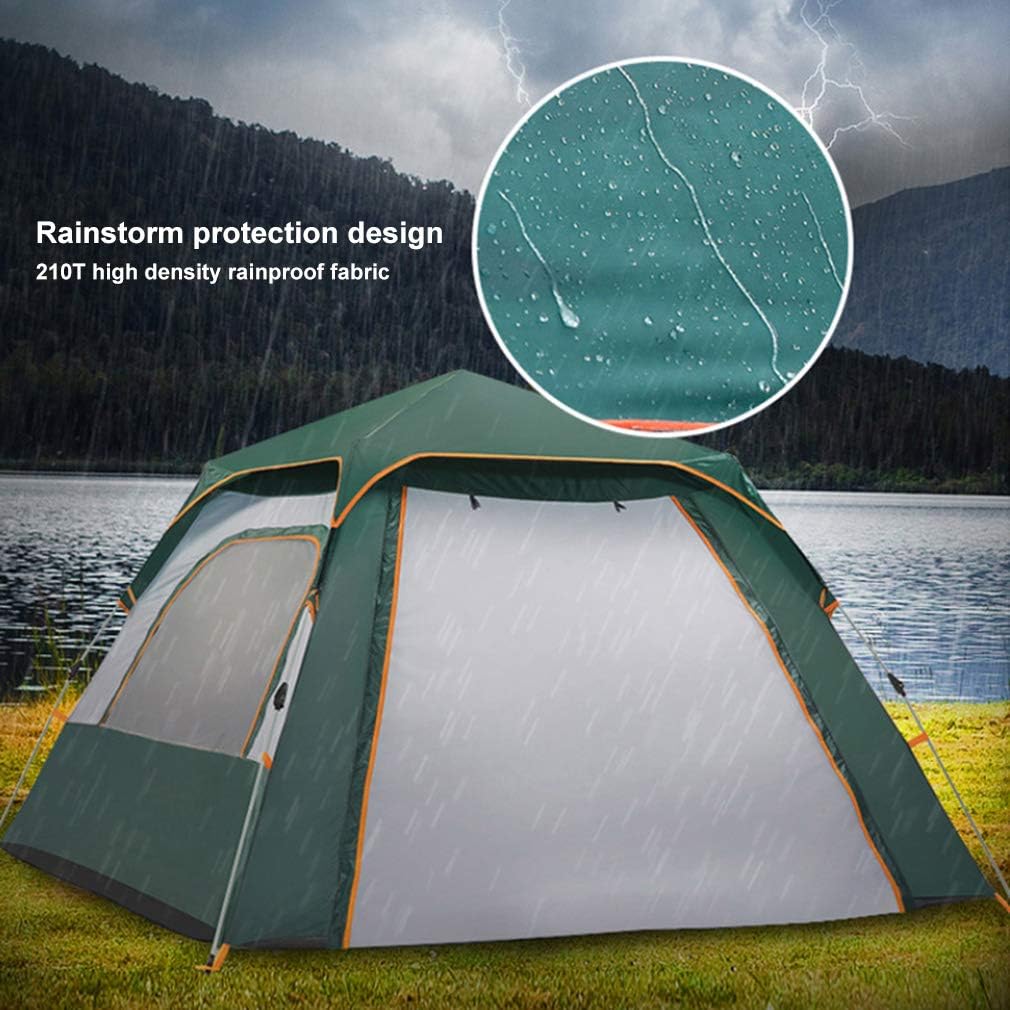 TIM-LI Tente De Camping pour 3-4 Personnes Automatique Pop ...