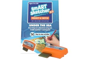 FLYCATCHER Smart Sketcher 2.0 Cartridge – Under The Sea – 50+ Step-by-Step Activities - Expansion Pack for Kids Ages 5+