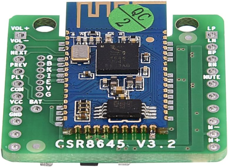 Tihebeyan Bluetooth 4.0 Stereo Amplifier Board, CSR8645 APT-X, Digital HiFi Audio Receiver with 2 Channel for Car Speaker