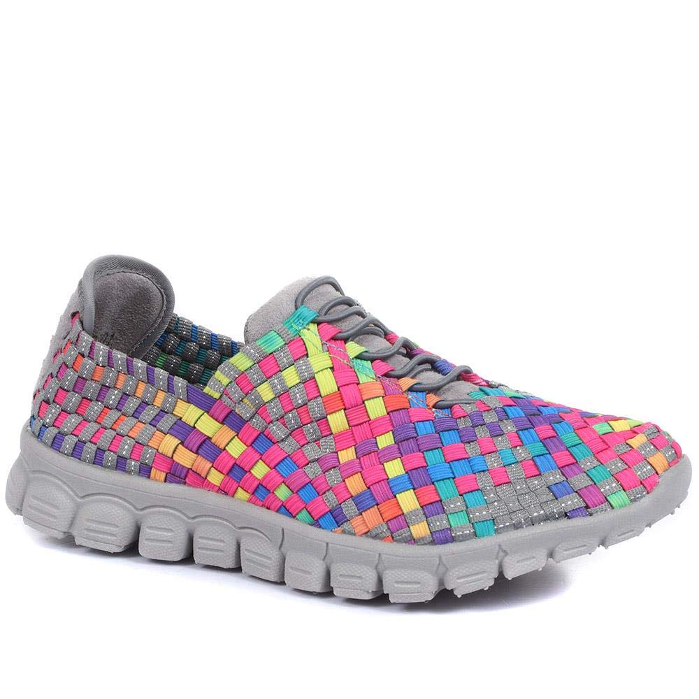 pavers wide fit womens trainers