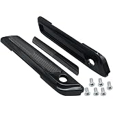 laffoonparts Saddlebag Outer Lid Hinge Latch Covers, Replacement for Harley Touring Street Glide Road Electra 2014-2021 (Black)