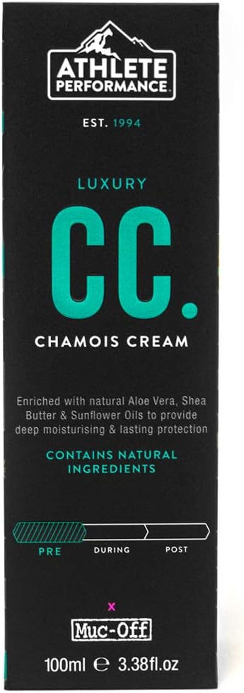 MUC-OFF - Luxury Chamois Cream 100ml Tube, Black, 100 ml (Pack of 1)