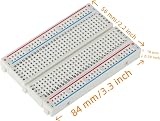 HUAREW Breadboard and Jumper Wires Kit 830/400 Tie Points 120 Wires view 5