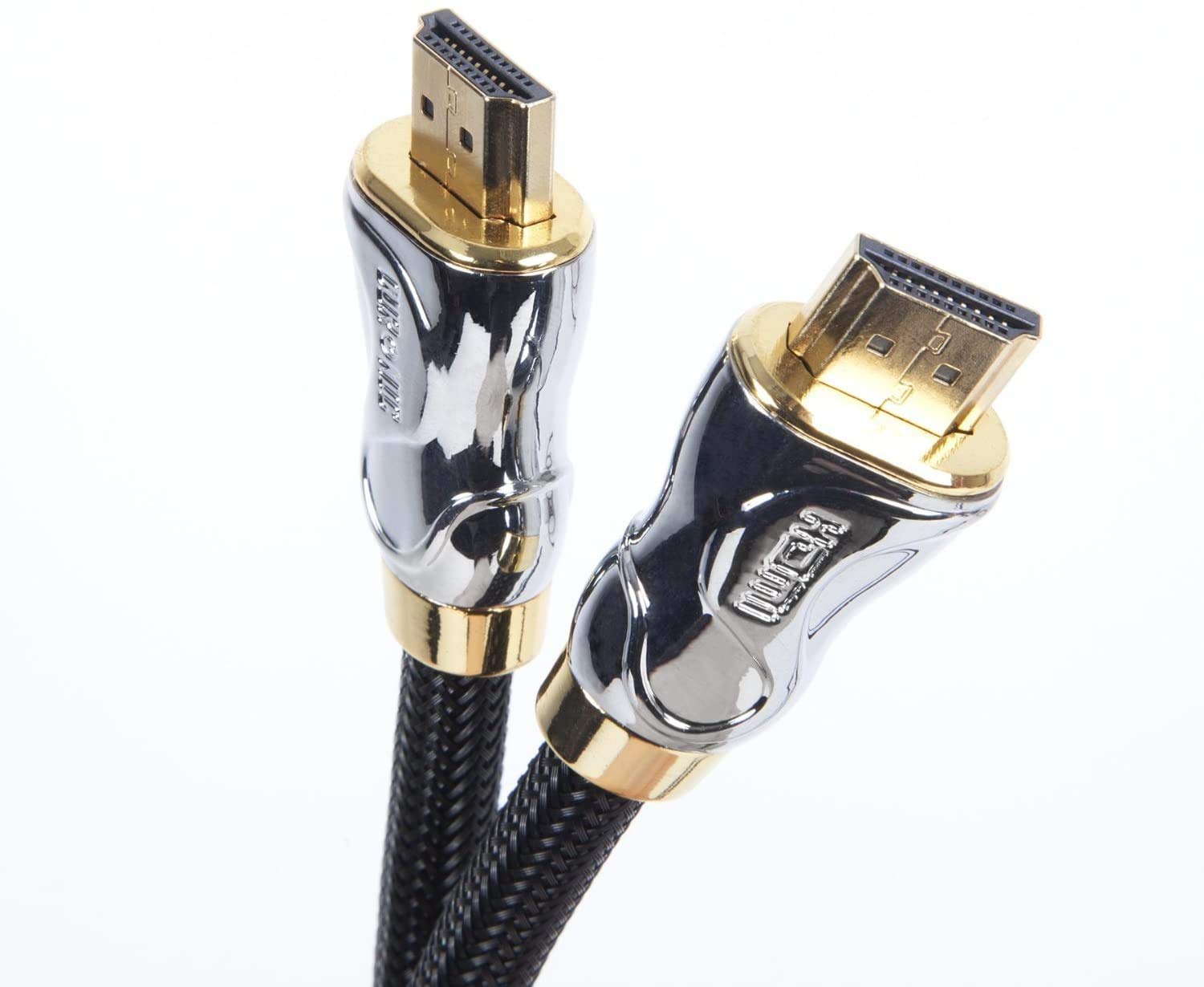 Duronic HDMI 2.0 Cable [ HDC04 /2] | 2 Metre | BLACK | 2160p 4K Ultra-High-Speed HDMI & Ethernet Lead | 24K Gold Plated Male Connectors with Braided Wire | PS4, Xbox, Sky HD, TV, DVD, BluRay