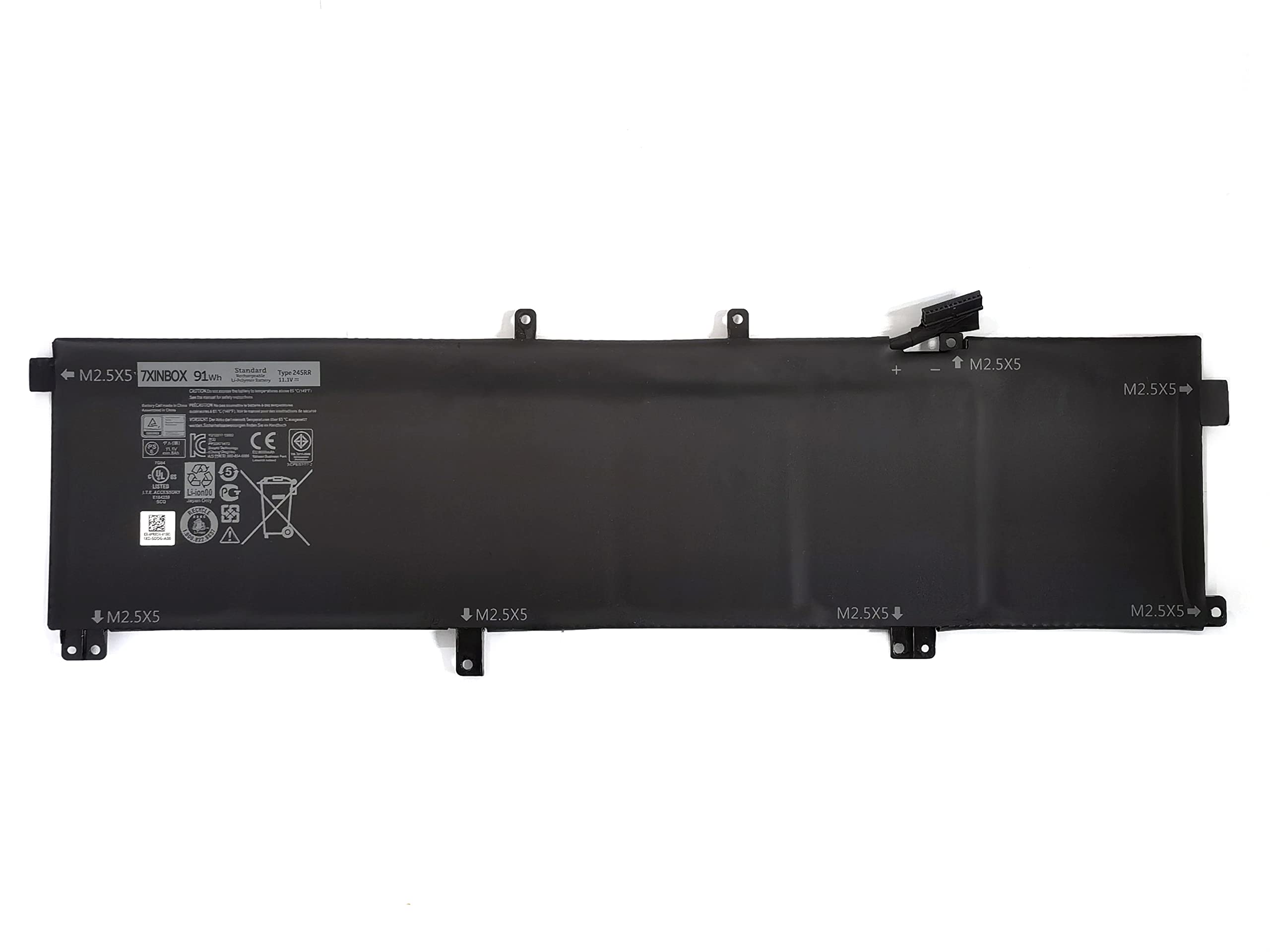 7XINbox 11.1V 91WH 245RR 7D1WJ Laptop Battery compatible with Dell XPS 15 9530 Precision M3800 Laptop T0TRM H76MV 0H76MY 07D1WJ Y758W
