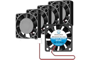 WINSINN 40mm Fan 24V, Ender 3 Fan Upgrade 24 Volt Fans 4010 Hydraulic Bearing, Works with Ender 3 Pro 3X CR-10S (Pack of 5Pcs)