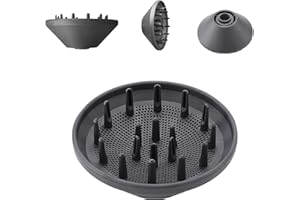 SEICHYGO 360° Rotating Diffuser Attachment Nozzle Compatible With Laifen Swift Hair Dryer/Swift SE Styling Tool, Hair Smoothing Dryer Magnetic Blower Accessories for Laifen, Black