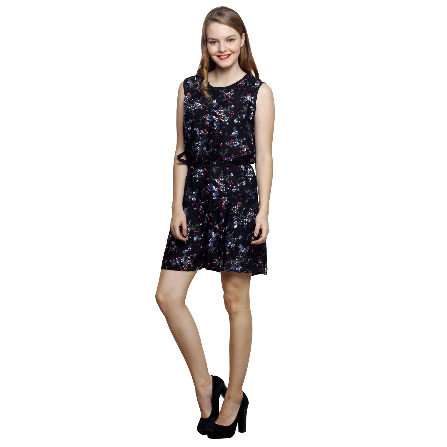 vastrasutra black floral jumpsuit