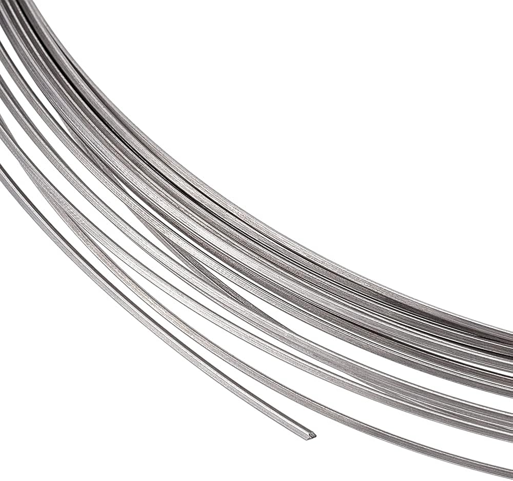 BENECREAT 20 Gauge 316 Stainless Steel Wire 10M Craft Jewelry Making Bendable