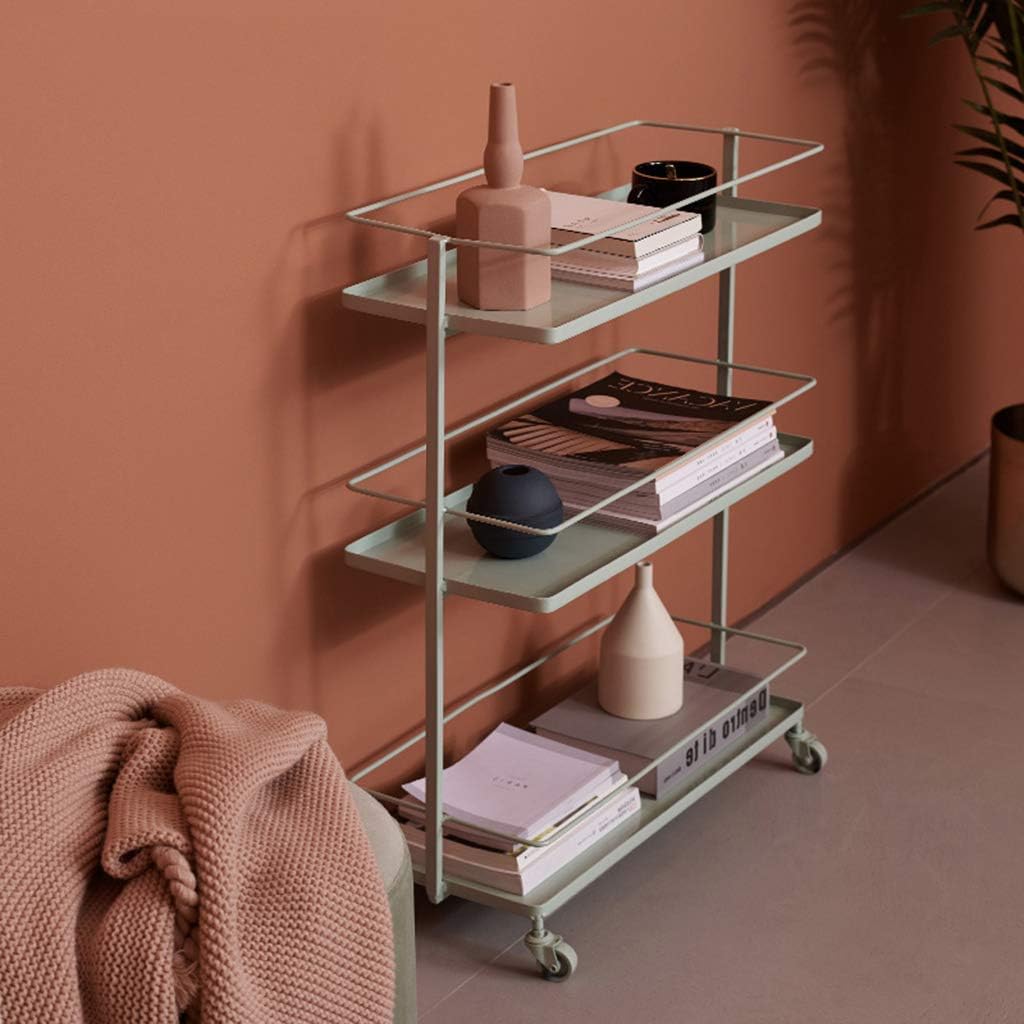 LuoMei Carro de 3 Niveles, Organizador de Almacenamiento de Metal