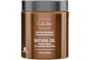 Canadian Grace Organic Batana Oil for Hair Care | Premium Raw Batana Oil | Natural Oil from Honduras | Deeply Nourishing, Moi