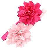 My Lello Petal Flower Headbands Baby - Girls - Toddler Stretchy Elastic Pair