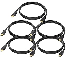 4K HDMI Cable 3 FT 5-Pack, 3FT HDMI Cord