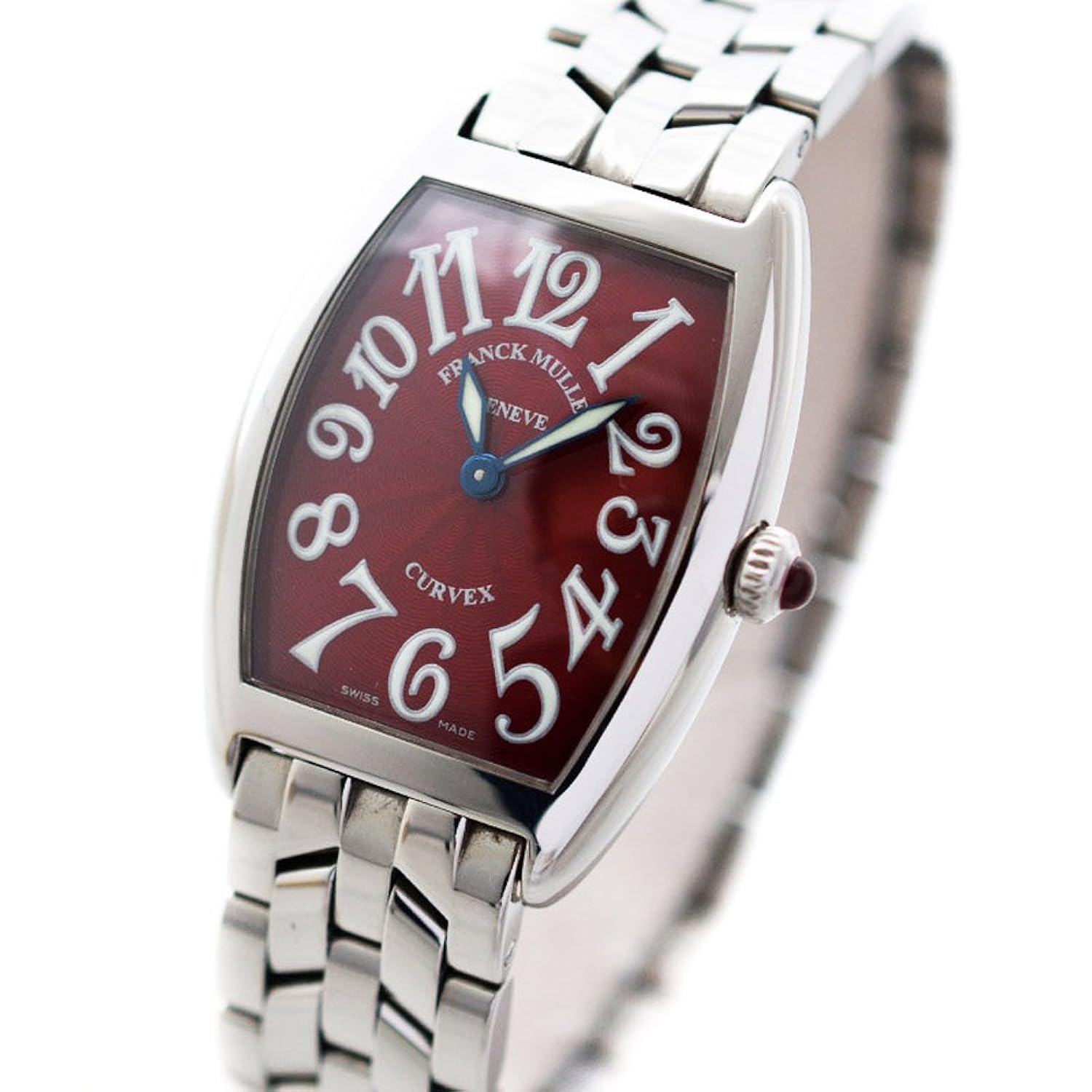 格安販売中 アラビア クォーツ 腕時計 レディース レッドカーペット トノウカーベックス Muller フランクミュラー Franck 2針 B07ck5r2pw Qz 中古 並行輸入品 1752 シルバー レッド文字盤 Ss 並行輸入品逆輸入品中古品 レディース Jobs Mmo Co Mz