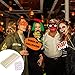 Tinksky Halloween Party Photo Booth Props Creative Happy Halloween Pose Sign Kit for Party Decoration 47-pack
