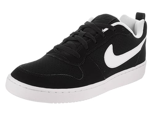 nike court borough low black sneakers