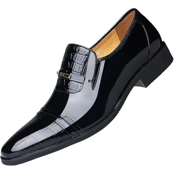 Amazon.com | New Men's Lacquered Leather Upper British