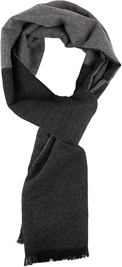 Uxcell マフラー ショール ストール ニット 長方形 ロング 暖かい ファッション メンズ カラー1 ストール マフラー 通販 Amazon