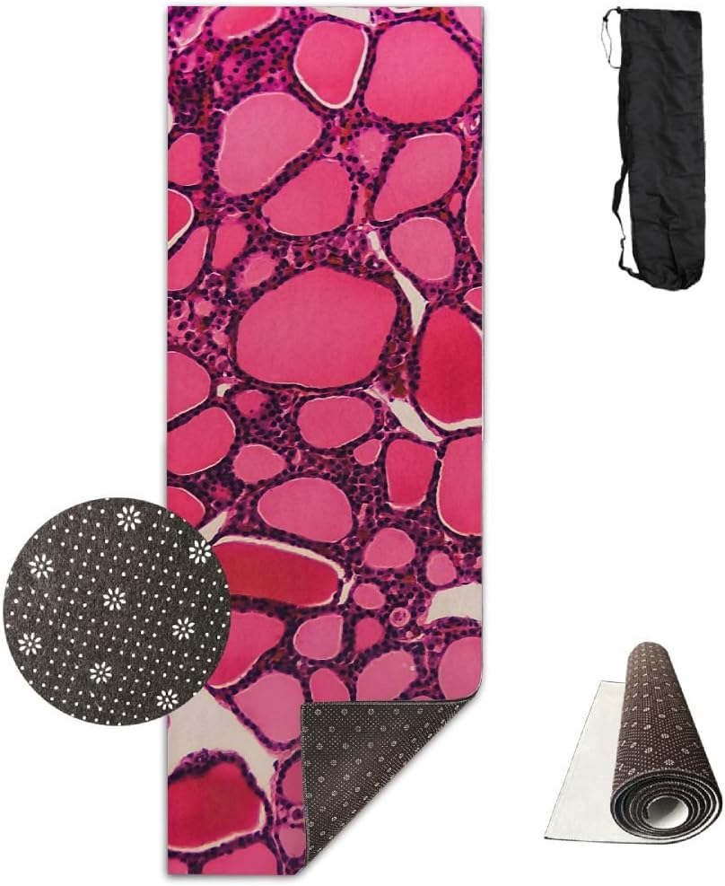 Cell Thyroid Gland Fashion Print Yoga Mat,Pilates And Exercise