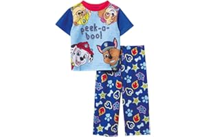 Nickelodeon boys Paw Patrol | Baby Shark 2-piece Loose-fit Pajama Set, Soft & Cute for Kids
