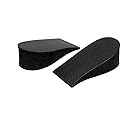 2 Pcs 1.5" Height Increase Heel Lifts Foam Pads Insoles Black