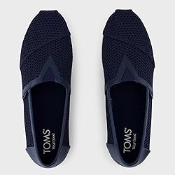 Toms Men's Alpargata Classic Loafer Flat, Navy 1, 8.5