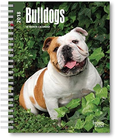 Bulldogs 2018 6 x 7.75 Inch Weekly Engagement Calendar, Animals Dog Breeds Terriers (Multilingual Edition)