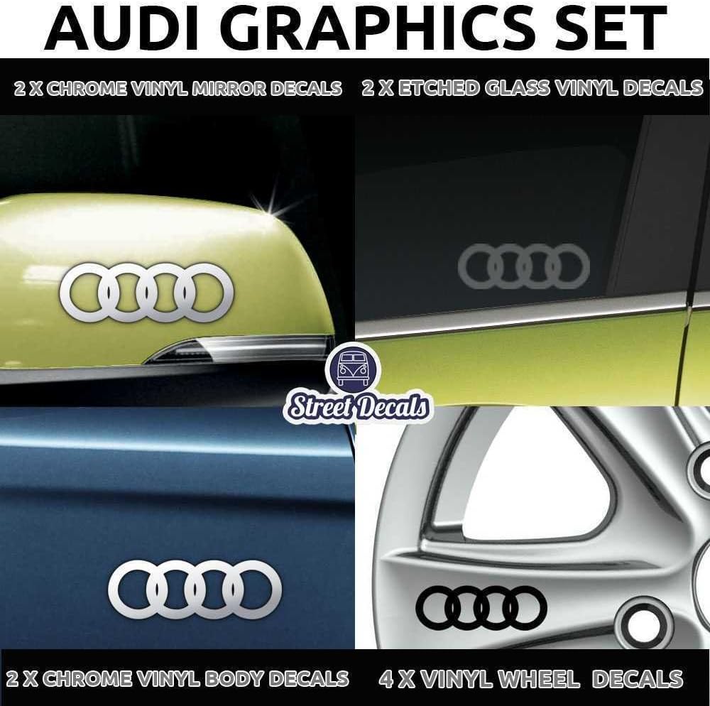 AUDI A2, A3, A4, A6 VINYL STICKERS DECALS GRAPHICS SET ? CAR BODY MOD
